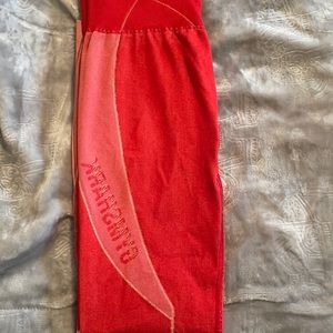 Gymshark orange Capri leggings